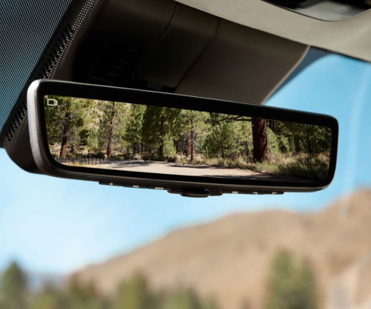 Available full digital display rearview mirror