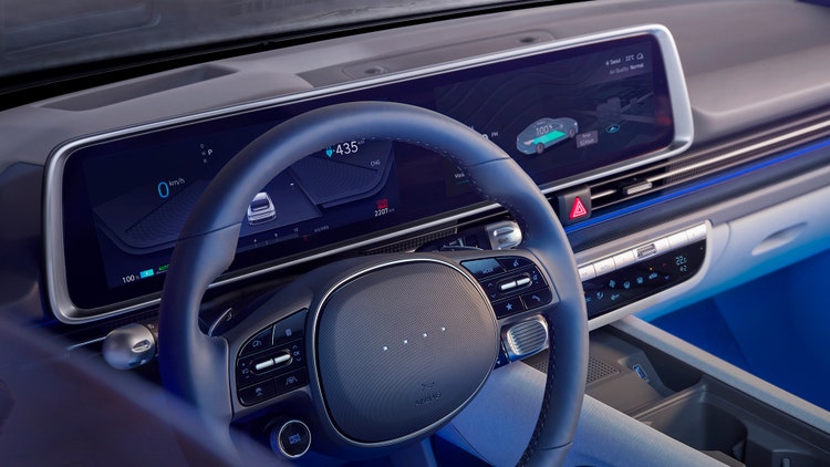 Interactive steering wheel pixel lights