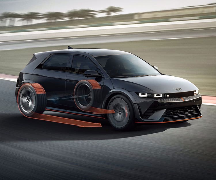 Electronic Limited Slip Differential (e-LSD) and Electronic Control Suspension (ECS)