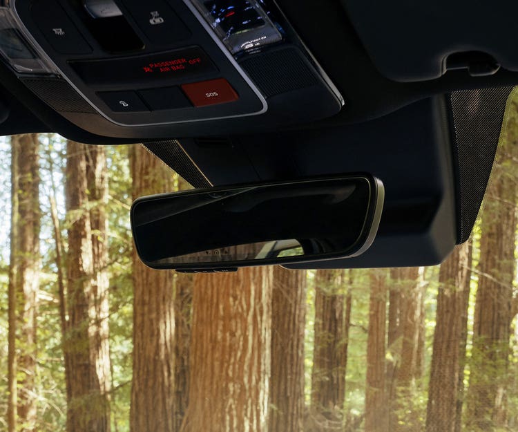 Available auto-dimming mirror with Homelink