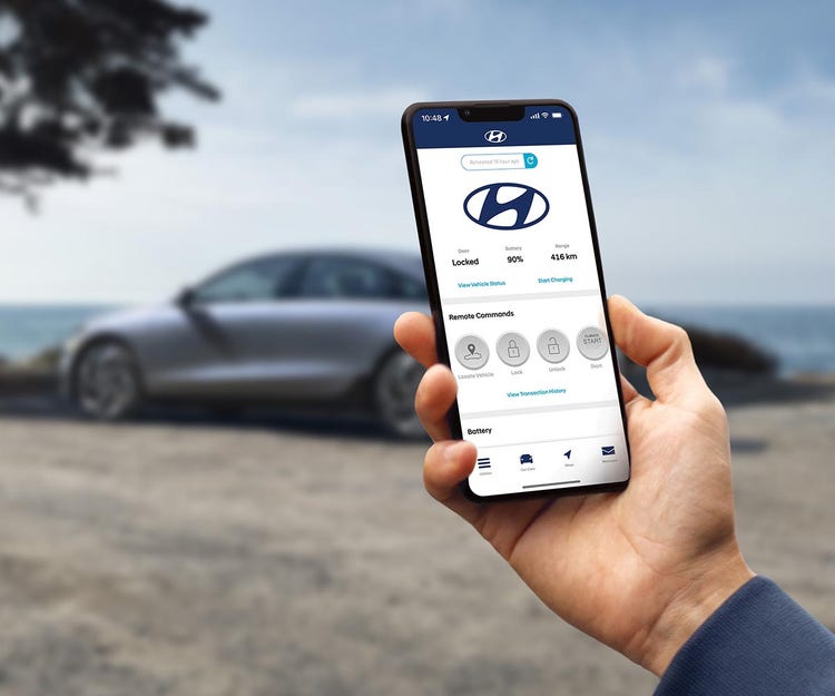 Bluelink&amp;reg; connected vehicle system