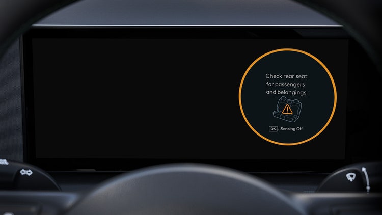 Standard rear occupant alert