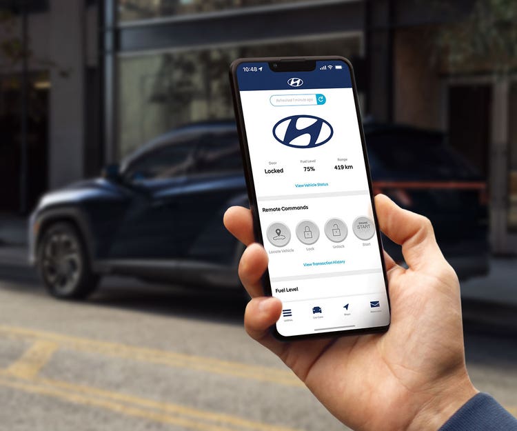 Standard Bluelink® connected vehicle system