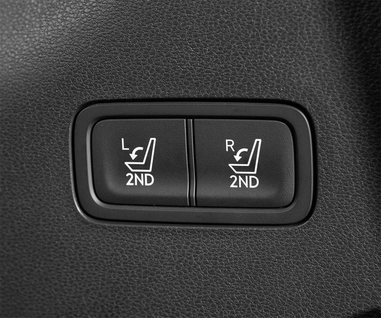 Standard power folding second row seats and standard manual fold flat 3rd row seating&amp;nbsp;