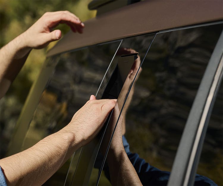 Available hidden C-pillar assist handle