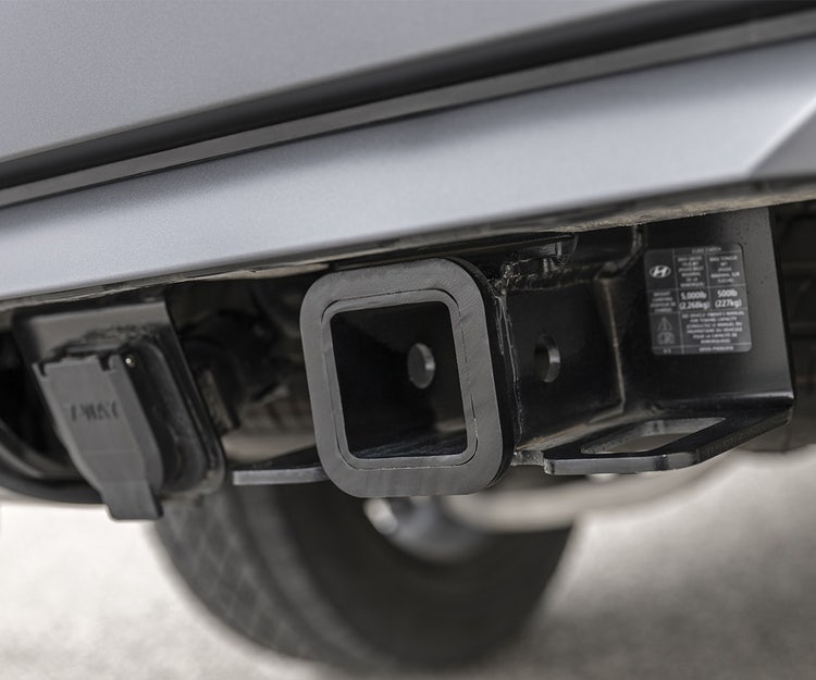 Factory integrated tow hitch (Available)