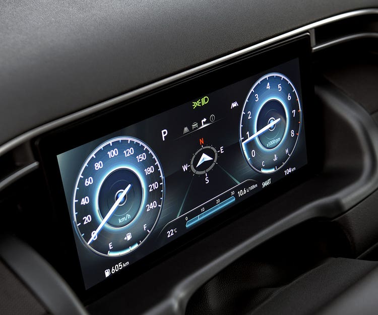 10.25&#34; full digital instrument cluster