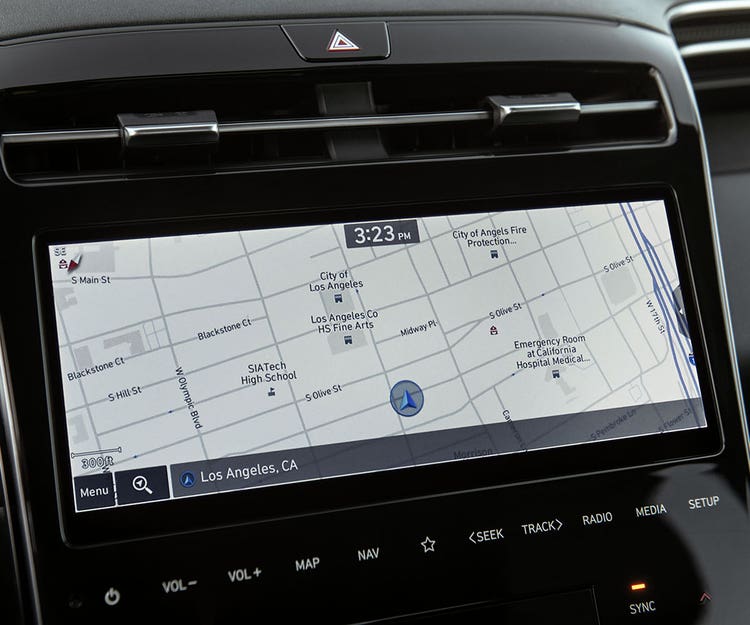 10.25&#34; touch-screen navigation system