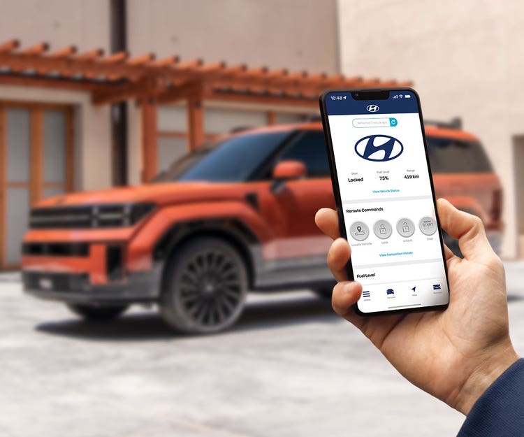 Bluelink&amp;reg; connected vehicle system