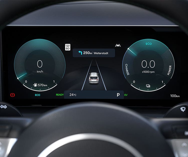 12.3&#34; digital gauge cluster