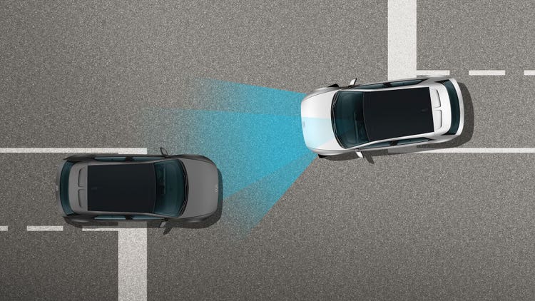 Assistance à l’évitement de collision frontale 2