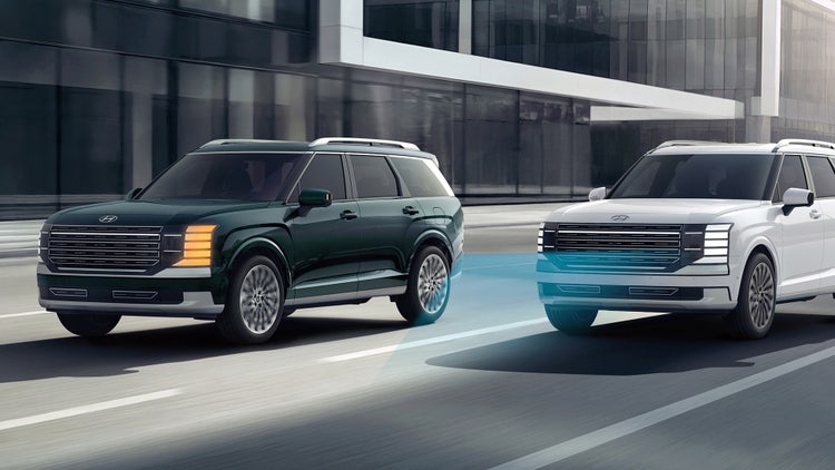 Avertisseur de collision dans les angles morts (de série)