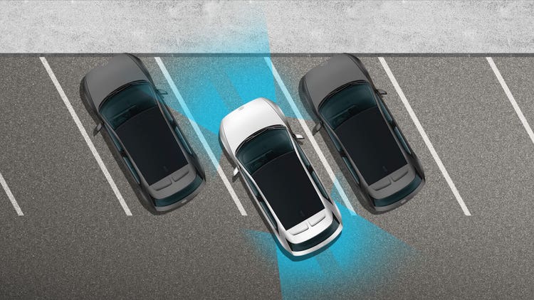 Assistance à l&#39;évitement de collision avant/arrière/latérale pendant le stationnement