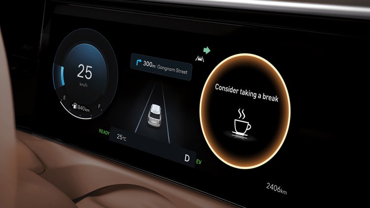 Alerte de baisse d’attention du conducteur (de série)